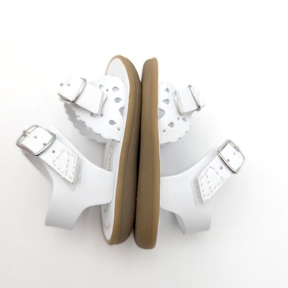 Footmates Eco-Ariel Velcro Sandal Adjustable Strap Kids' White Size US1 - Picture 10 of 11